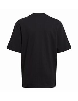 Camiseta Adidas U Fi Logo Niño Negro/Amarillo