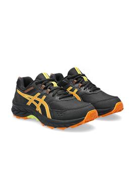 Zapatilla Asics Pre Venture 9 GS Negro/Naranja