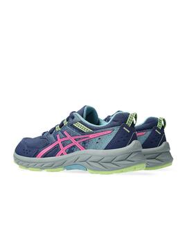 Zapatilla Asics Pre Venture 9 GS Azul/Rosa