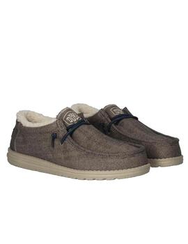Zapatilla Hey Dude Wally Herringbone 2YX Choco