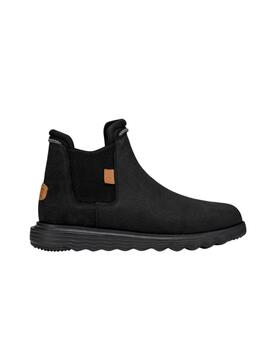 Zapatilla Hey Dude Branson Boot Craft Lea WR Negro