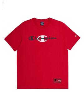 Camiseta Champion Crewneck Hombre Rojo