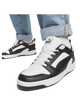 Zapatilla Puma M Rebound v6 Low Blanco/Negro