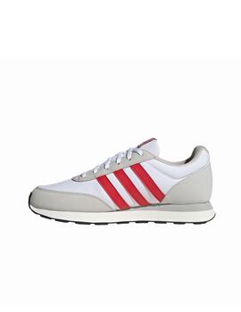 Zapatilla Adidas M Run 60s 3.0 Blanco/Rojo