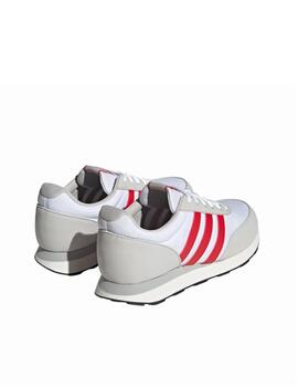 Zapatilla Adidas M Run 60s 3.0 Blanco/Rojo