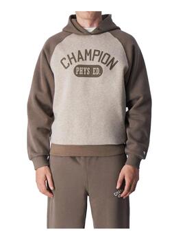 Sudadera Champion Hooded Hombre Beige/Marrón