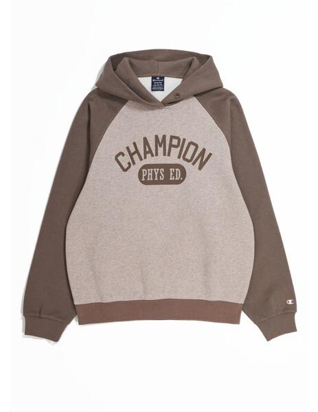 Sudadera Champion Hooded Hombre Beige Marr n