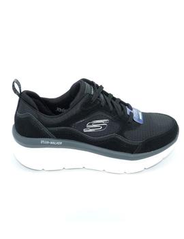 Zapatilla Skechers D´Lux Walker Mujer BKW