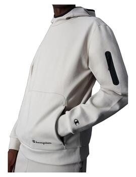 Sudadera Champion Hooded Hombre Beige