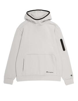 Sudadera Champion Hooded Hombre Beige