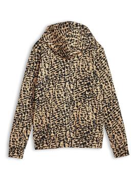 Sudadera Puma W ESS+ Animal AOP Hoodie Print