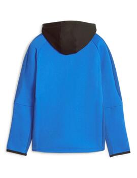Sudadera Puma Evostripe FZ Hoodie B Royal/Negro