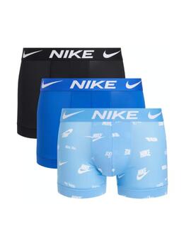 Boxer Nike Trunk 3PK Azul/Royal/Negro