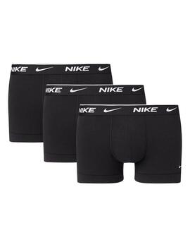 Boxer Nike Trunk 3PK Negro/Negro/Negro