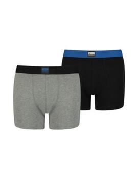 Boxer Puma Niño Gris/Negro