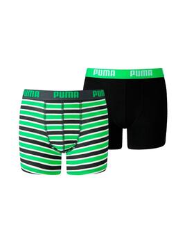 Boxer Puma Niño Rayas/Negro