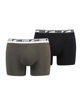 Boxers Puma Everyday Forest Verde/ Negro