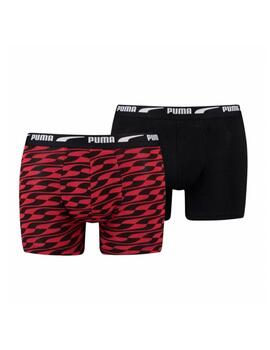 Boxers Puma Everyday Intense Rojo/Negro