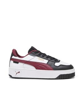 Zapatilla Puma W Carina Street Blanca/Granate/Negr