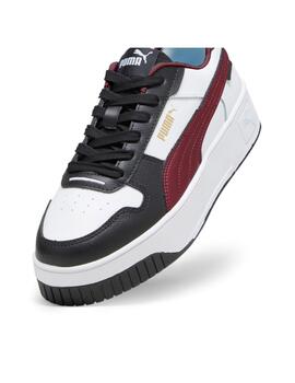 Zapatilla Puma W Carina Street Blanca/Granate/Negr