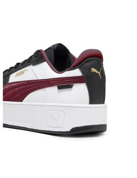 Zapatilla Puma W Carina Street Blanca/Granate/Negr