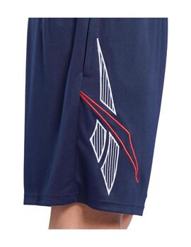 Pantalón Reebok Soccer Short Marino