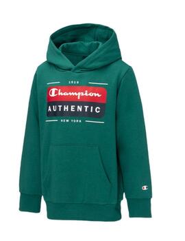 Sudadera Champion Hooded Niño Verde