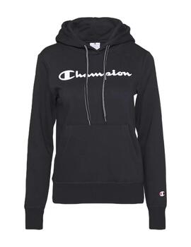 Sudadera Capucha Champion Mujer Negro