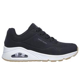 Zapatilla Skechers Uno Air Wide Fit Mujer BLK