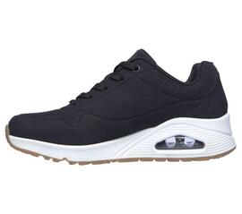 Zapatilla Skechers Uno Air Wide Fit Mujer BLK