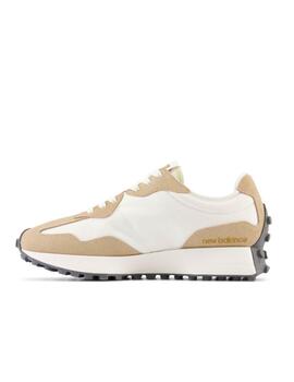 Zapatilla New Balance W 327 Beige y Marrón para mujer