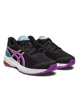 Zapatilla Asics GT-1000 12 GS Negro/Morado
