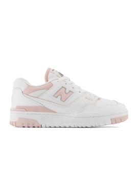 Zapatilla New Balance W 550BP Blanco/Rosa