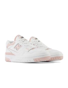 Zapatilla New Balance W 550BP Blanco/Rosa