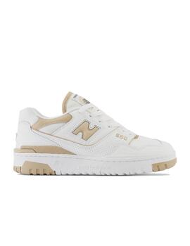 Zapatilla New Balance W 550BT Blanco/Oro