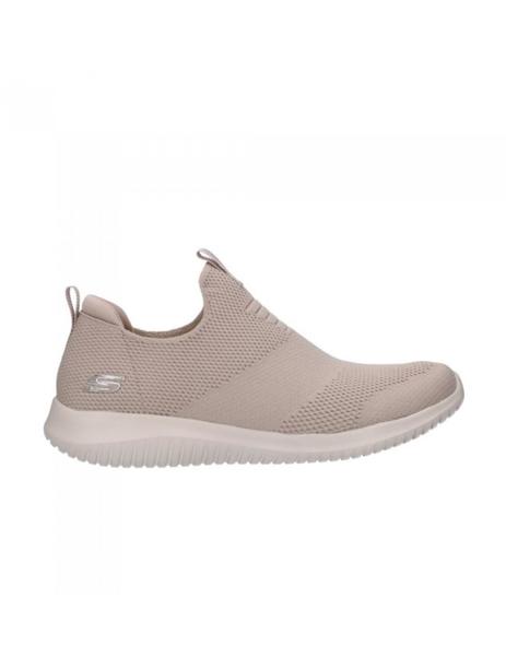 Oblongo Ánimo perdí mi camino Zapatilla Skechers Ultra Flex TPE para mujer color arena