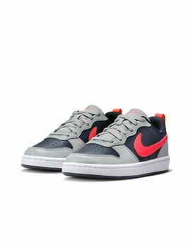 Zapatilla Nike Court Borough Low Recraft GS Gris