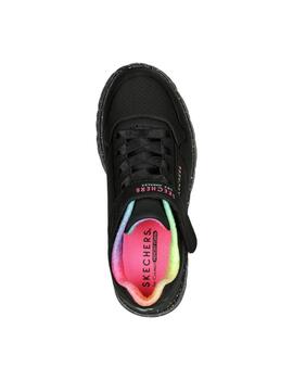 Zapatilla Skechers Uno Lite Rainbow Kids BKMT