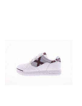 Zapatilla Munich G3 Kid VCO Trénd 318 Blanco/Grana