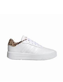 Zapatilla Adidas W Court Platform Blanco/Print