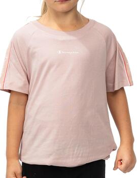 Camiseta Champion Crewneck Niña Rosa