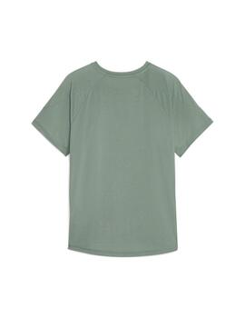 Camiseta Puma W Evostripe Verde
