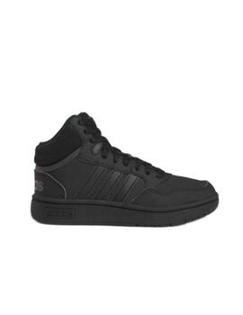 Zapatilla Adidas Hoops Mid 3.0 K Negro