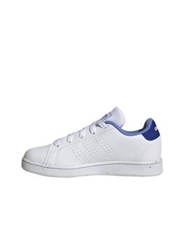 Zapatilla Adidas Advantage K Blanco/Azules