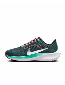 Zapatilla Nike W Air Zoom Pegasus 40 Verde/Plata