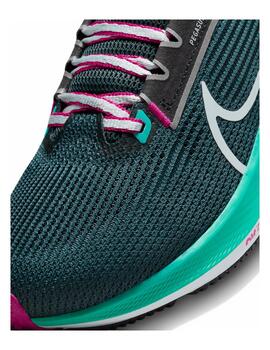 Zapatilla Nike W Air Zoom Pegasus 40 Verde/Plata