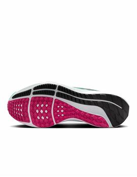 Zapatilla Nike W Air Zoom Pegasus 40 Verde/Plata