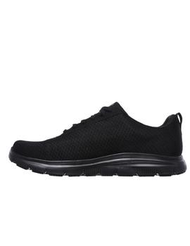 Zapatilla Skechers M Flex Advant Bendon Work BLK
