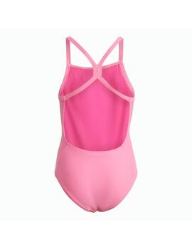 Bañador Adidas Swim Big Logo Suit Niña Rosa/Royal