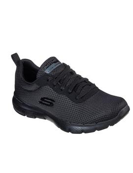 Zapatilla Skechers Flex Appeal 3.0 BBK para mujer negras